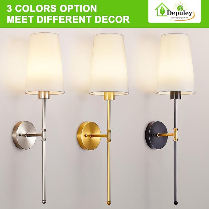 Depuley Battery Operated Wall Sconce: 27