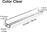 AMT 4 Pack Acrylic Floating Shelves, 15