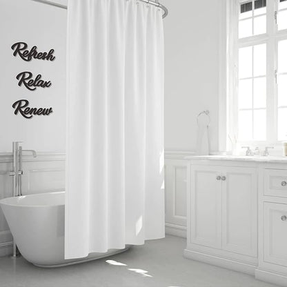 3 Pieces Bathroom Decor Black Wooden Bath Room Sign Bathroom Wall Art Farmhouse Relax Renew Refresh Sign (black)