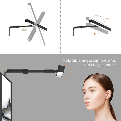 Plug in Picture Lights for Wall, 16 inch Dimmable LED Art Light with Remote, 3 Colour Temperature Gallery Painting Wall Light for Picture Display Dartboard Art Work (Black)