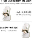 Mokoze Asymmetrical Wall-Mounted Mirror, Creative Unique Decorative Mirrors, Funky Wavy Mirror 16.14