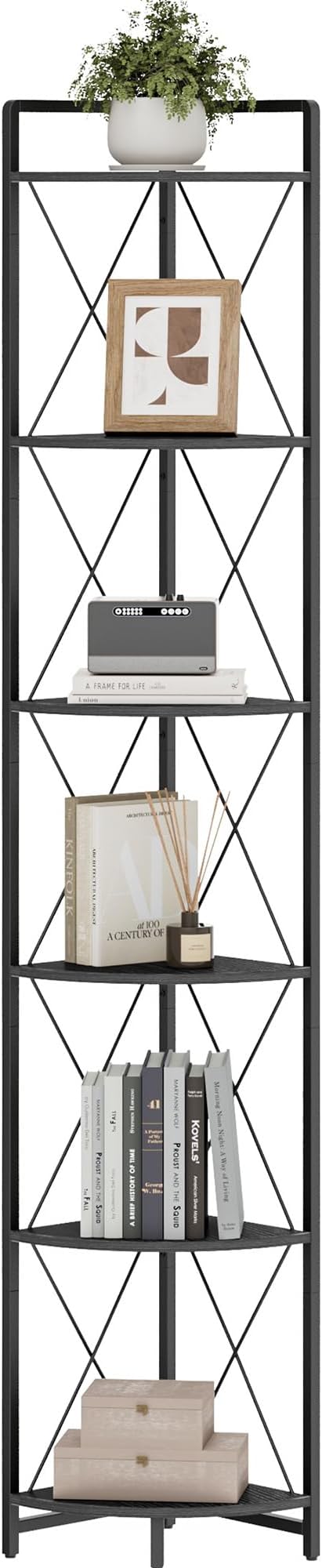 6 Tier Corner Shelf Stand, 78
