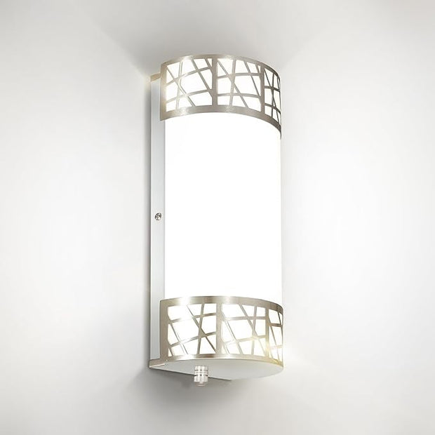 ASD 12 Inch LED Indoor Wall Sconce - Brushed Nickel Modern Dimmable 15W 2700K-5000K Adjustable Wall Mounted Light Fixtures, Wall Lights for Bedroom, Bathroom, Living Room, Hallway Decor - ETL