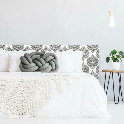 RoomMates RMK11509WP Hygge Fern Damask Black Peel and Stick Wallpaper