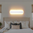 Modern Plug in Wall Sconces, 23.6 inch Frosted White LED Long Wall Lights, 12W Warm White 3000K Acrylic Indoor Wall lamp,with 59
