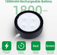 2 Pack Wireless Picture Lights for Wall, Magnetic Black Rechargeable Picture Light Battery Operated with Remote 3 Lighting Modes Painting Light for Art Display, Battery Wall Lights for Photo Gallery
