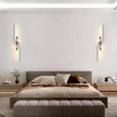 Modern LED Wall Lights, 3 Color Temperature Minimalist Wall Sconce Lighting, Wall Light Fixtures Sconce for Bathroom Bedroom Living Room Black (100cm)