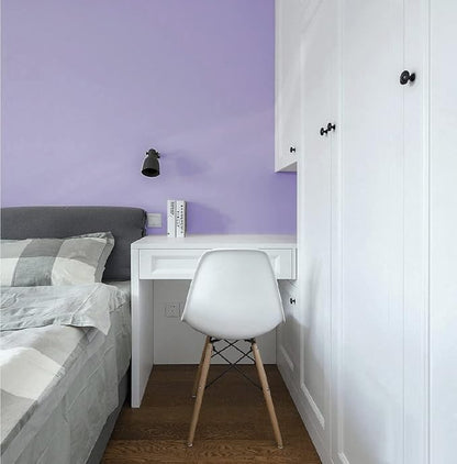 197"x17.7" Purple Peel and Stick Wallpaper Solid Color Wall Paper Contact Paper Self-Adhesive Removable Wallpaper for Wall Cabinet Covering Vinyl Rolls