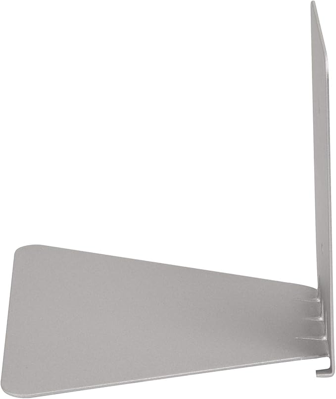 Umbra Conceal, Sturdy Metal Floating Bookshelf for Wall, Silver, Large, Set of 3