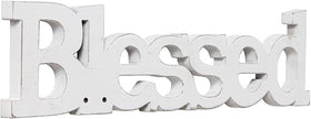 Farmhouse Wood Blessed Sign for Table 15