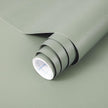 practicalWs Sage Green Wallpaper Stick and Peel Green Contact Paper 17.7'' x 393.7'' Removable Wallpaper Self-Adhesive Vinyl Solid Wall Paper for Bedroom Kitchen Cabinets