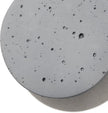 DUHU Led Wall Sconce Round,Grey Cement Wall Lamp Hardwired,Minimalist Wall Mount Light with Sleek Finish Design,Modern Indoor Sconces Lighting for Bedroom,Living Room,Hallway,12w 3000k,Warm White