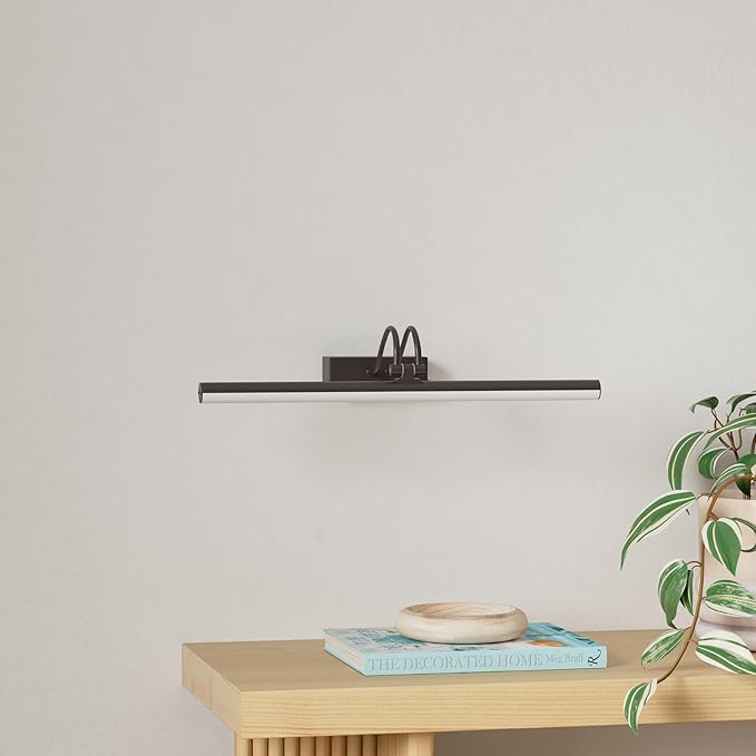 Picture Light,Picture Lights for Wall Cordless,16" Picture Lights with Timer and Dimmable,Battery Wall Lights for Display Gallery Painting Art Frame Portrait-Bronze