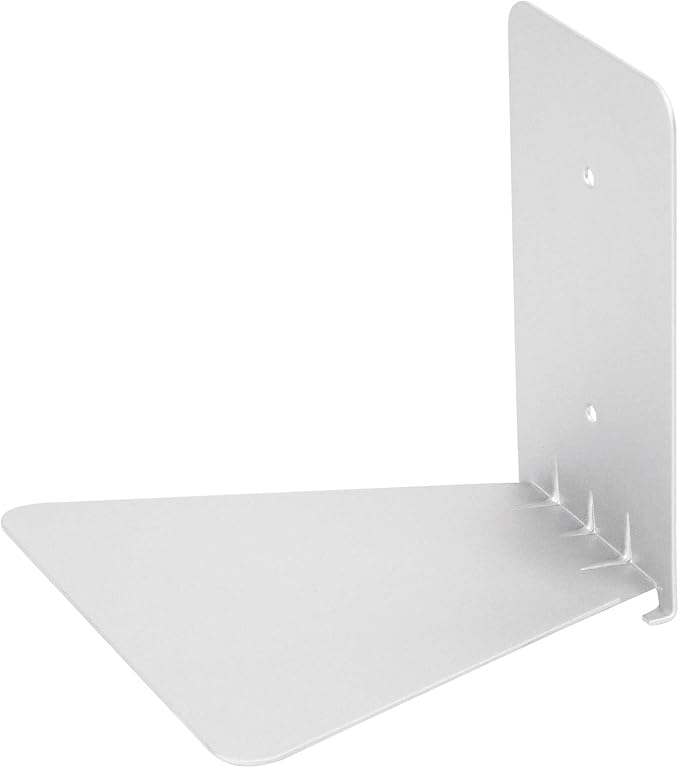 Umbra Conceal, Sturdy Metal Floating Bookshelf for Wall, Silver, Large, Set of 3