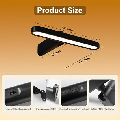 Picture Lights for Wall Battery Operated 4800mAh, 10inch Rechargeable Display Light with Remote/Rotatable, Dimmable/3CCT LED Art Cordless Lamp for Painting/Gallery Artwork/Portraits/Phote/Frame/Poster