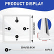 COUKIU Pre-Cut 12 Set Peel and Stick Wall Molding Trim Kit, 20