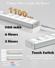 SZOKLED Under Cabinet Lighting Rechargeable 48-LED Wireless Under Cabinet Lights Remote, Kitchen Counter Lights Closet Lights RGB Perfect for Indoor Pantry Display Shelf 15 Color Changing(6 Packs)