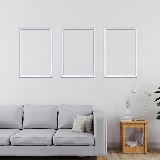 3 Frames 16x24 inches Pre-Cut Wall Moulding Wainscoting Panels, Ready-to-Assemble Decorative Wall Molding & Trim, Premade Picture Frame Molding and Accent Wall Decor