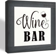 Wine Bar Signs, Box Sign Wood Desk Sign Decors, Wine Bar Decor Set, Decorative Wooden Table Top Decoration, Farmhouse Home Decor for Shelf, Country Style Home Bar Decoration, Coffee Signs B