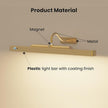 Brass Wireless Picture Light for Wall with Motion Sensor – 16'' Remote with 3CCT Dimmable Art Light for Paintings, 5000mAh Rechargable Painting Light for Artworks,Photos (1Pack