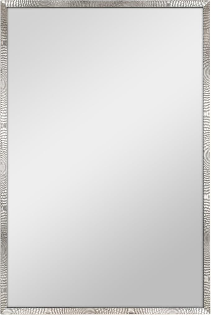 MCS Micro Rope Front Loaded Wall Mirror, (20x30, Brushed Nickel)