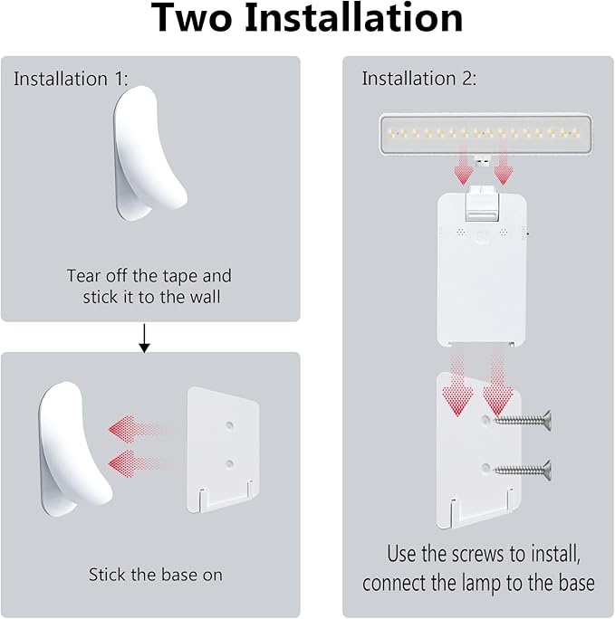 2Pack Picture Lights for Wall, 4500mAh Rechargeable Battery Painting Lights with 3 Color Temps,Remote Dimmable Timer Poster Light,Wall Decor Light for Art Display,Frame