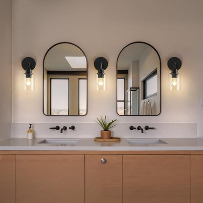Battery Operated Wall Sconce Set of 2 - Dimmable Wireless Lamps for Wall Rechargeable Sconces Set of 2 with Remote Control, Cordless Battery Powered Wall Lights 3000K for Bathroom Bedroom