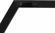 WONFUlity Hexagon Floating Shelves Honeycomb Wall Mounted Wood Farmhouse Storage for Bathroom, Kitchen, Bedroom, Living Room - Driftwood Finish Wall Decor, Black
