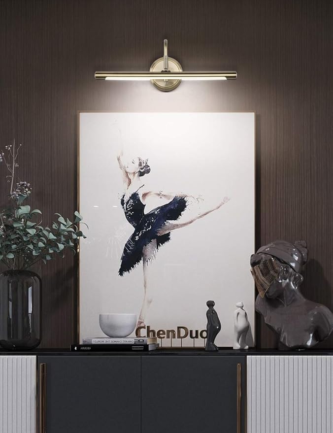 JOOSENLUX Modern LED Picture Lights Fixtures,Art Decor Metal Artwork Mini Accent Spotlights 16.54