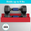 6 Pack Magnetic Spice Storage Rack Organizer for Refrigerator and Oven, Red Fridge Organizers and Storage