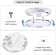 6pack LED Puck Light Kit, 2700-6000K Smart Round Under Cabinet Lighting with APP Control, Compatible with Alexa, Google Assistant, for Under Counter, Kitchen (Silver)