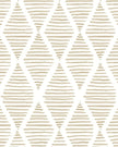 Modern White and Beige Peel and Stick Wallpaper 17.7