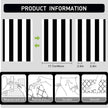 Black and White Striped Peel and Stick Wallpaper Self-Adhesive Removable Waterproof Wallpaper Wall Covering Cabinets Shelves Decorative A Set of 17.3