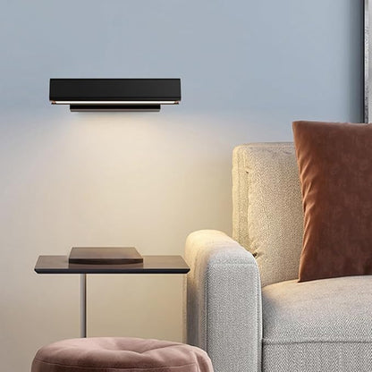 Linear Adjustable Wall Light Modern 4W LED Warm Light Wall Sconce Indoor 360° Rotation Wall Mounted Light Fixture, Aluminum Picture Lights for Gallery, Bedroom, Corridor (22cm/8.66")