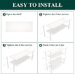 Smiry Bamboo Shoe Rack, 4 Tier Shoe Organizer for Entryway & Closet, Stackable Free Standing Storage Shelf for Shoes, Bags & Plants, White