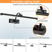 Picture Light Battery Operated with Remote, 3CCT Dimmable Picture Light for Paintings, Black Rechargeable 24 inch Battery Operated Wall Sconce for Art Lighting Gallery Portrait Artwork