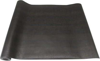 Wood Grain Wallpaper Self Adhesive Wallpaper Vinyl Wrap Removable Peel and Stick Contact Paper for Shelf Liner Countertop Desk Table Cabinets 16"x198" Dark Brown Walnut for Walls Countertop Cabinets