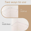 8x11.8 Inch Clear Corner Shelf Wall Mount Set of 4, Acrylic Corner Floating Shelves, Wall Organizer Shelf for Bathroom, Kitchen, Bedroom, Living Room, Dining Room, Office