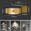 6-Pack Battery Operated Picture Light Magnetic Painting Light with 3 Lighting Modes,Remote and Dimmable Timer Art Display Light for Picture Artworking Frame Portrait,Wireless Wall Decor Puck Lights