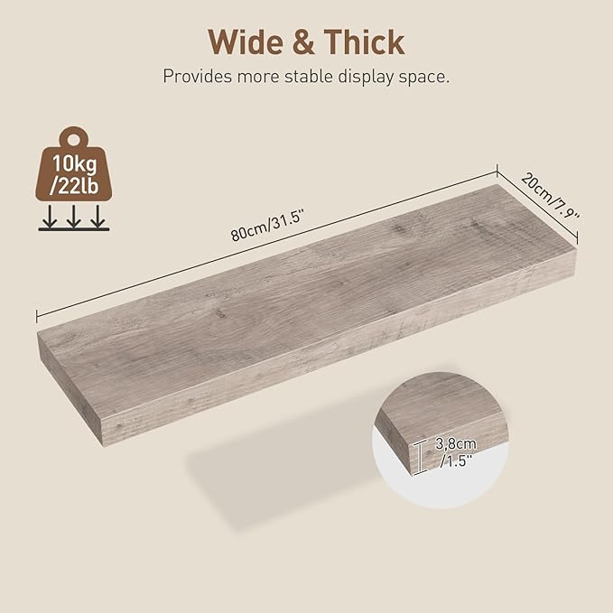Floating Shelves for Wall, 1.5