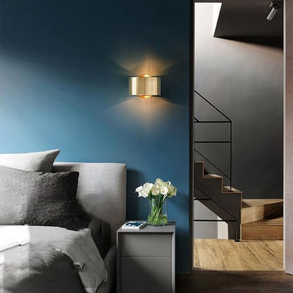 Modern Minimalist Wall Light Perfect for Living Room Bedroom Dining Area and Hallway Versatile Small Wall Light Sleek Design Included Accentuate Your Space with Clean Lines