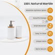 2 Pcs Gold Marble Corner Shower Shelf, 9 Inch Wall Mounted Marble Corner Shelves for Shower Bathroom Kitchen, Polished