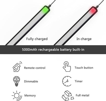 16'' Picture Light Wireless Rechargeable with Remote Control,Art Light Light for Painting, Display Lamp Dimmable Timer auto-Off,Led Picture Lighting for Paintings Dartboard Gallery