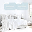 Dimoon 394''x23.6'' Peel and Stick Wallpaper White Contact Paper for New Environmentally Friendly Materials Thickening Upgrade Embossed Renter Friendly Wall Paper Modern Vinyl Wrap Countertop Bedroom