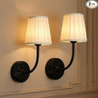 Battery Operated Wall Sconce Set of 2, Dimmable Wireless Black Wall Lamp with 5200mAh Battery, Rechargeable Wall Sconce Light with Switch and Remote for Living Room, Bedroom, Hallway, Bathroom