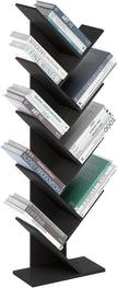 Furinno TREE Book Shelf, 9-Tier Bookshelf, Tree Bookcase with Angled Open Shelf, 8.4