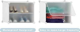 Shoe Storage,32 Pairs Shoe Rack Organizer for Closet Shoe Cabinet with Door Shoe Shelves for Closet,Entryway,Hallway,Bedroom