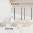 PALMPOP Peel and Stick Wall Molding Kit of 3 Frames,Premade Accent Wainscoting Panels, Ready to Molding Trim for Living Room Bedroom Corridor Home Interior Wall Panel Decor (24x16in)