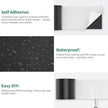 10M Peel and Stick Wallpaper Borders 390” x 2.36” Self Adhesive Mirror Frame Border Wood Grain DIY for Kitchen Bathroom Mirror Removal Border Sticker Wall Decor Cover 6.4 Sq.Ft, Black Wood