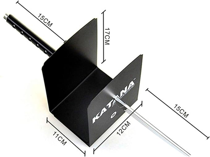 Book Ends Decorative, Modern Metal Funny Unique Black DVD Bookends for Shelves, Katana Book Stopper Holder for Office Home, Desk Gifts Book Stands for Men and Book Lovers